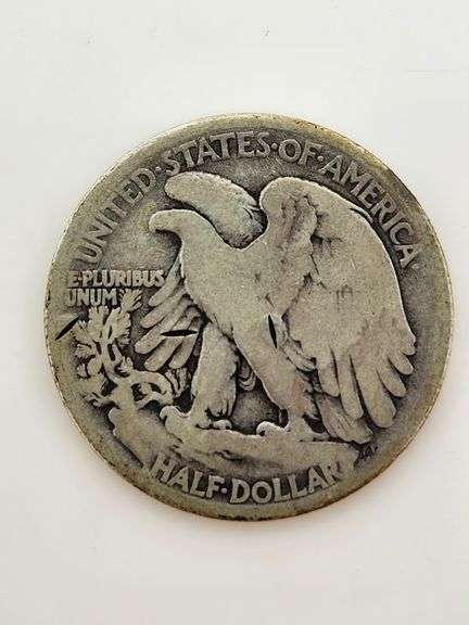 1917-D Obverse Mint Mark Walking Liberty Half Dollar