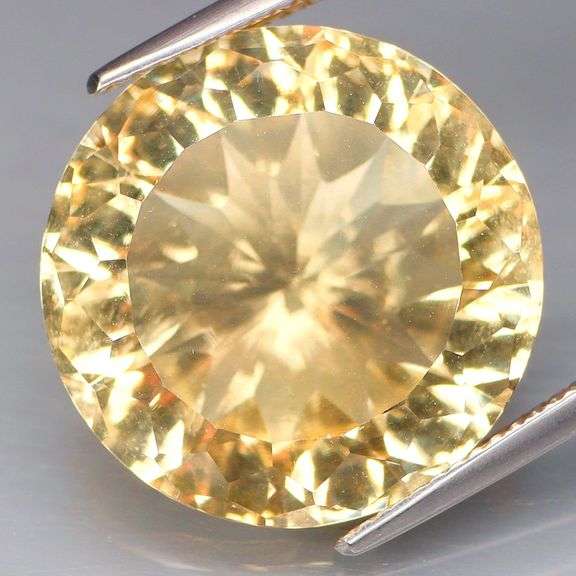 Huge! 17.13ct VS grade golden wheat Brazilian Citrine!