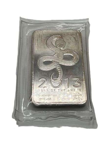 2013 Snake Design Silver Bar