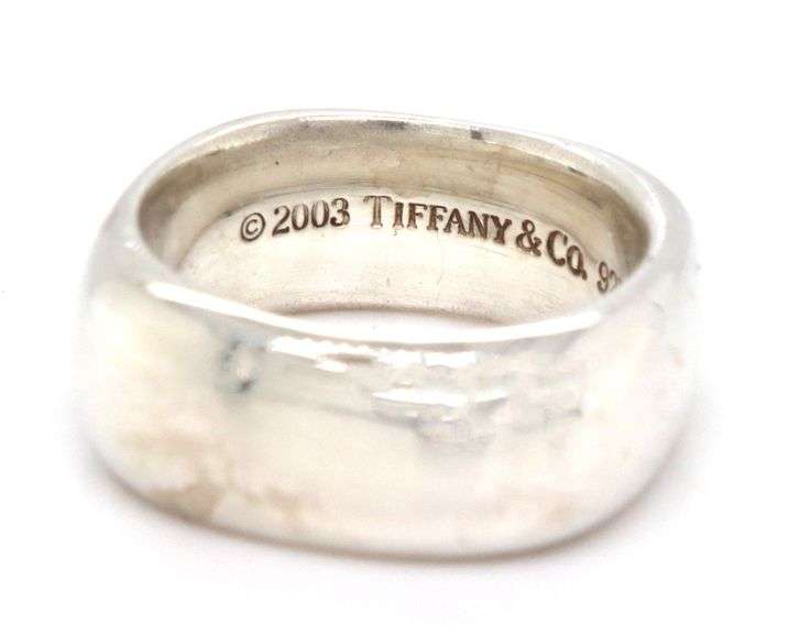 Tiffany & Co wide cushion band