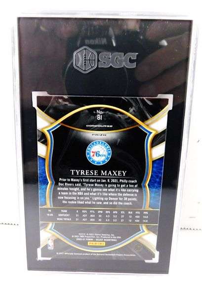 Tyrese Maxey Basketball Card, 9 Mint