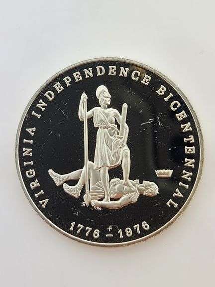 1776-1976 Virginia Bicentennial Sterling Medal