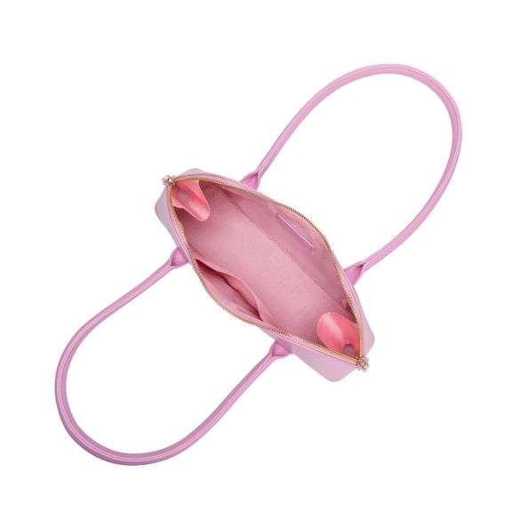 Dakota Pink Recycled Vegan Leather Shoulder Bag