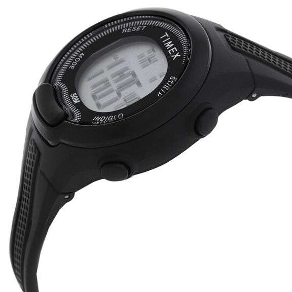 Timex DGTL Alarm Quartz Digital Ladies Sport Watch – Black Resin