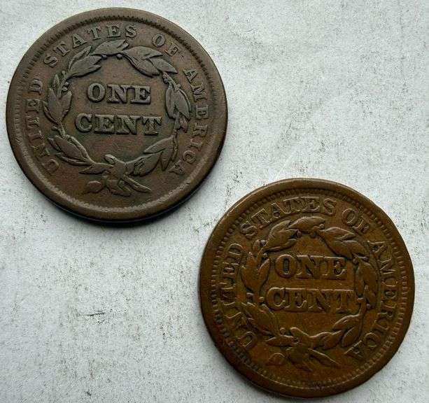 1841 &1850 Large Cents