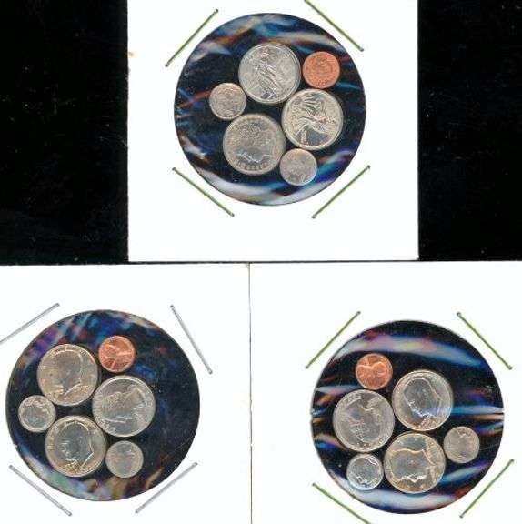 18 Assorted Miniature Replica Mint State Coins