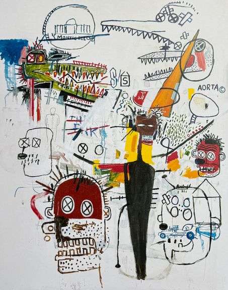 Colorful Jean-Michel Basquiat From 'The Art of Storytelling'