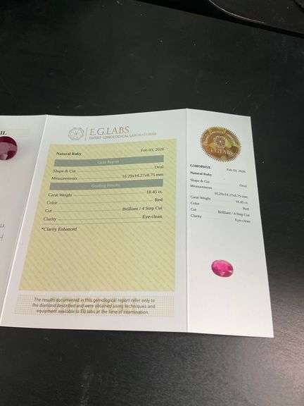 CERTIFIED NATURAL RUBY 18.45 CARATS