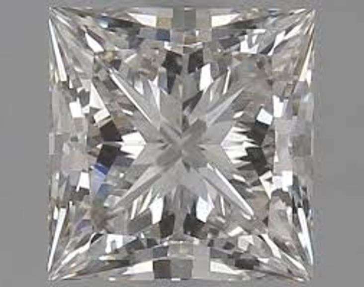 Remarkable Certified Princess Cut Lab Diamond - 4.06 Carats