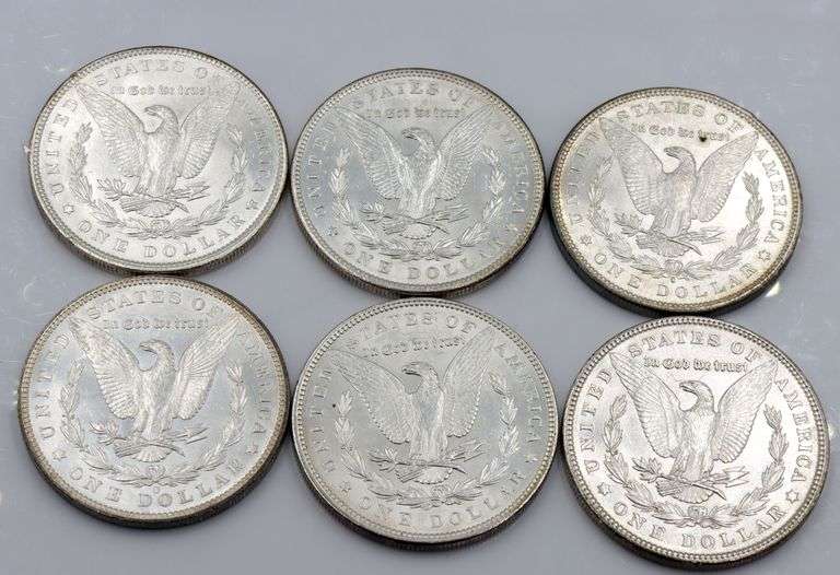 Six Lightly Cleaned Morgans Pre 1921