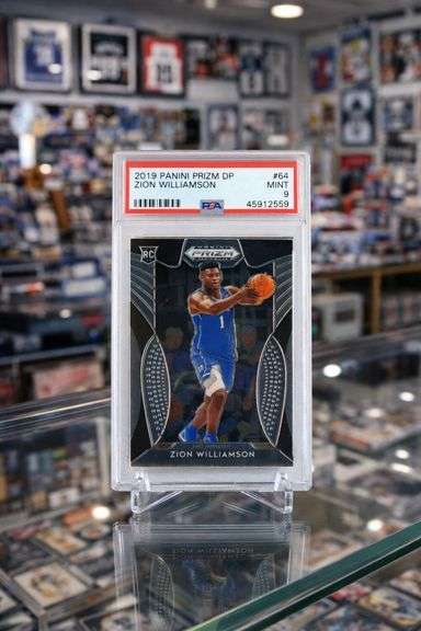 Draft Picks Zion Williamson Rookie Card Graded 9 Mint