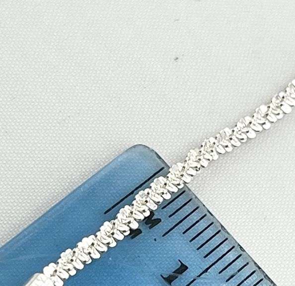 Italian 925 Sterling Silver 2mm Twist Classic Gypsophia Chain Necklace