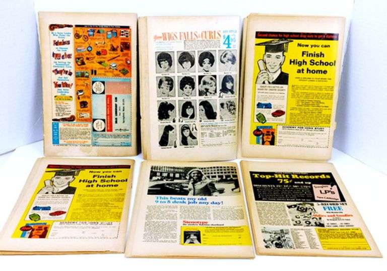 5 Charlton Comics - Teen-Age Love, 1968-1972