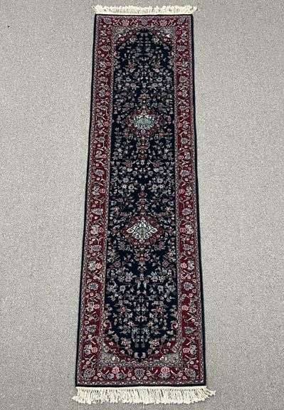 Hand Woven Tabriz Design Runner 2.7x10.1