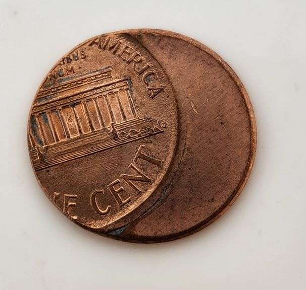 1996 Off Center Lincoln Cent Error