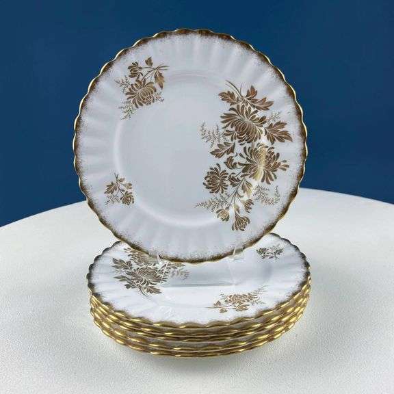 Royal Albert Golden Glory Dessert Plates