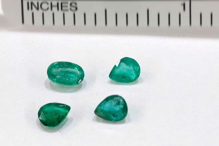 Alluring Natural Emerald - Lot of 4
