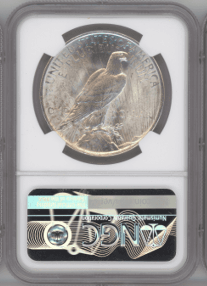 1922 Peace Silver Dollar NGC MS64 Near Gem BU | Brilliant Luster
