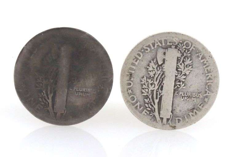 1921 P & D Mercury DimeS