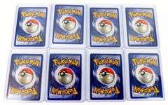 8 Pokémon 1999 1st Edition Trade Cards