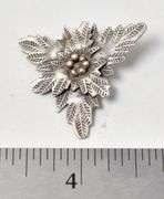 Flower Pendant in Sterling Silver