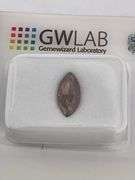 CERTIFIED NATURAL ORANGE BROWN DIAMOND