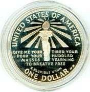 1986 Proof Statue of Liberty Silver Commemorative Dollar