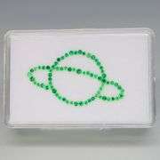 Brilliant green! Untreated! 1.53ct set of very rare Tsavorite Garnets!