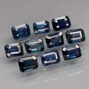 Intense set of top royal blue Sapphires weighing 1.91 carats!