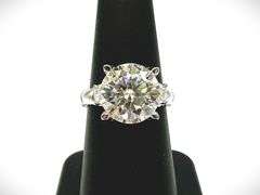 Sparkling 5 Ct VVs1 White  Fire Moissanite Ring