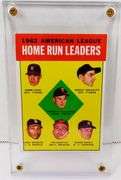 1962  American League Home Run Leaders Baseball Card