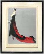 Erte "Splendeur" Signed Limited Edition Serigraph Framed