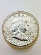 1961-D Roll Of Franklin Half Dollars