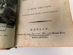 1778 The Adventurer Antique Book with Rare Book Plate