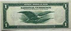 1902 $1 Plain Back National Bank Note – Enderam & Bosworth Bank, Massachusetts – Series of 1902