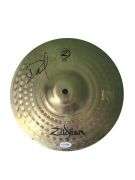 Dave Grohl Nirvana Foo Fighters Signed Zildjian Cymbal Display ACOA