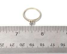 Beautiful 14K White Gold Approx. 0.41CTW Solitaire Diamond Ring