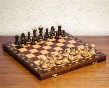 Ambassador Wooden Chess Set Handcrafted European Chessmen