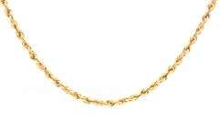 Popular, Practical 14K YG 18" Rope Necklace