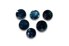 Natural Teal Sapphires - Lot of 6