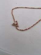 CERTIFIED BRAND NEW 18K ROSE GOLD DIAMOND BRACELET.