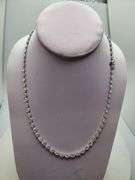 Incredible 18.70 CTTW Lab Diamond Riviere Necklace in 14KT White Gold