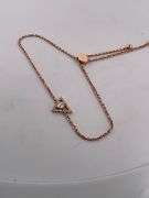 CERTIFIED BRAND NEW 18K ROSE GOLD DIAMOND BRACELET.