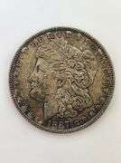 1887 Morgan Silver Dollar, AU