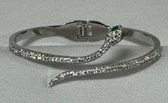 Stainless Steel Silver Color Snake  Bracelet