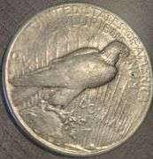 One Dollar 1928 silver Liberty coin