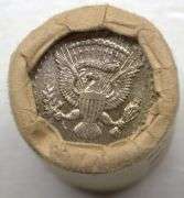 1964 90% Silver Kennedy Half Dollar OBW Roll (20 Coins) – Brilliant Uncirculated