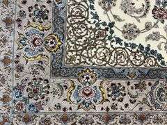 Handmade Fine Silk Persian Isfahan 7.11x5.2