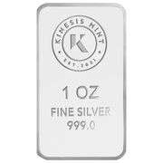 Striking Lady Justice 1 oz Kinesis Silver Bar