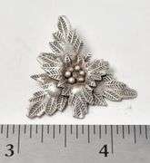 Flower Pendant in Sterling Silver
